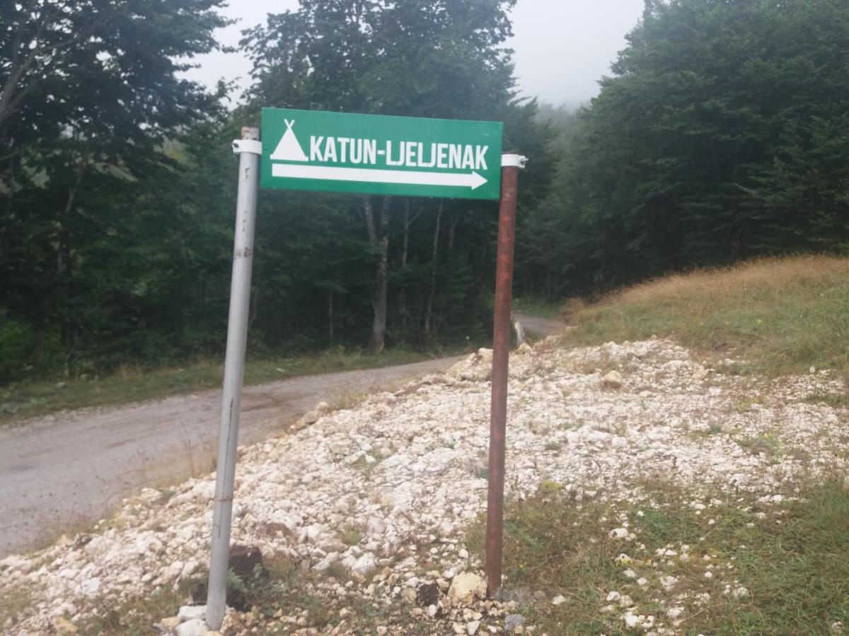 Katun Ljeljenak Hotel Pluzine Bagian luar foto